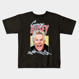 Gary Busey / Retro Film Fan Aesthetic Design Kids T-Shirt